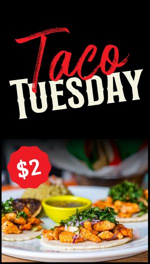 Taco Tuesday Specials Digital Boards