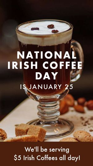 Irish Coffee Facebook Story