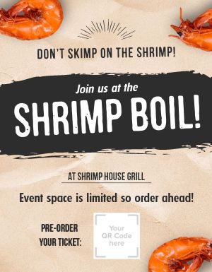 Shrimp Boil Flyer