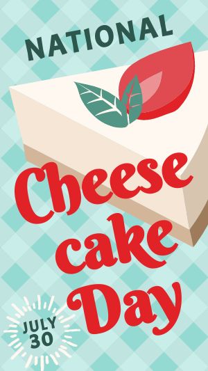 Cheesecake Facebook Story