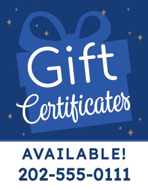 Gift Certificates Signage