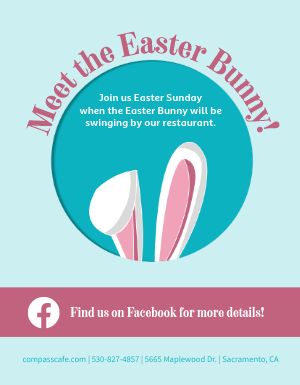 Easter Bunny Flyer