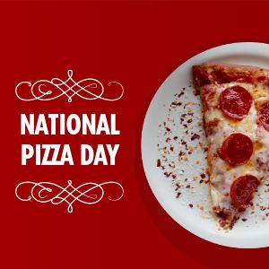 National Pizza Day Instagram Post