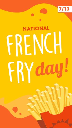 French Fry Facebook Story