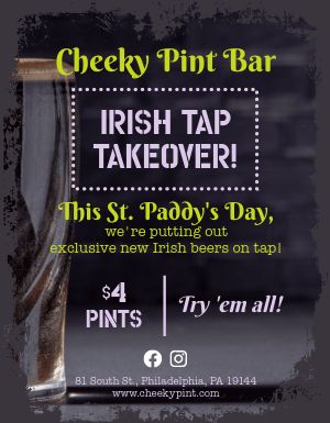 St Patricks Tap Flyer