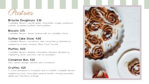 Dessert Digital Menu Board