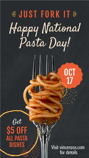 Pasta Day Facebook Story