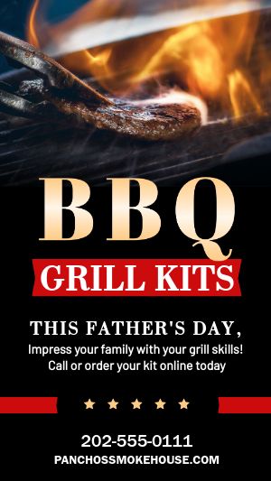 BBQ Grill Facebook Story