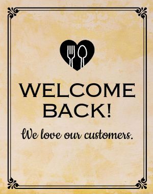 Simple Welcome Back Poster