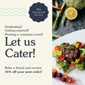 Restaurant Catering Instagram Update