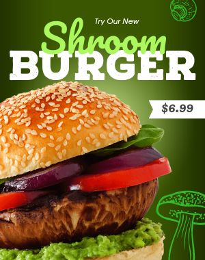 Shroom Burger Poster