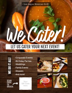 Cater Events Flyer