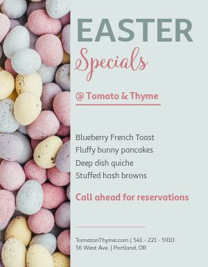 Easter Specials Flyer 