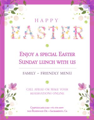 Easter Lunch Flyer