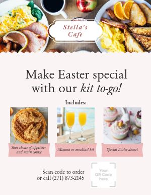 Easter Meal Kit Sign