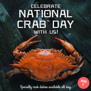 Crab Instagram Post