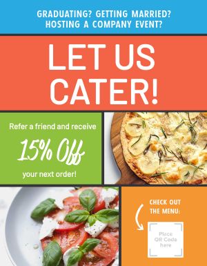 Catering Discount Flyer