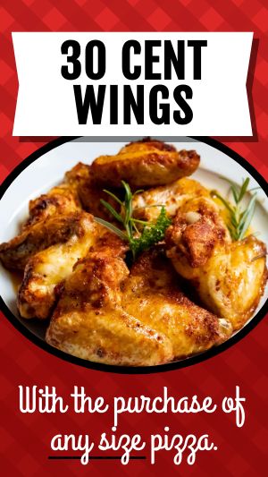 Wings Specials Instagram Story