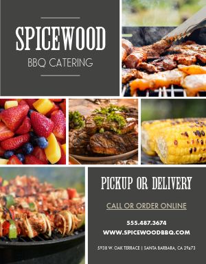 BBQ Catering Flyer