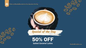 Latte Special Digital Poster