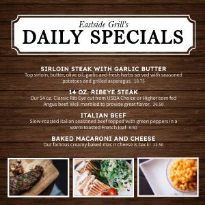 Daily Specials Instagram Post
