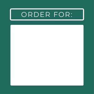 Order Name Label