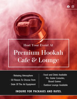 Premium Hookah Flyer