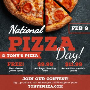 Pizza Day Deals Instagram Post