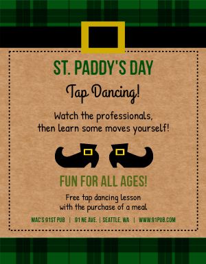 St Patricks Day Dancing Flyer