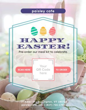 Easter Meal Kit Flyer