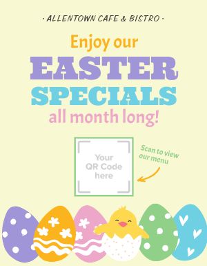 Easter Specials Announcement