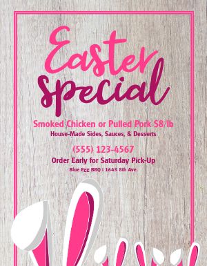 Easter Promotion Flyer