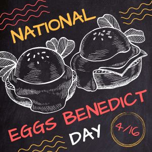 Eggs Benedict Instagram Post