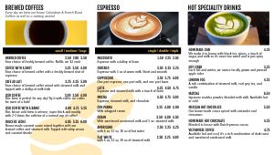 Coffee Digital Menu Board