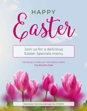 Simple Easter Flyer