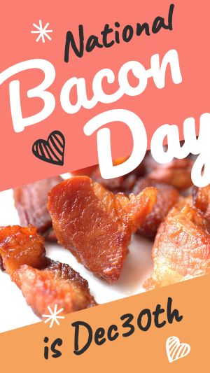 National Bacon Day Instagram Story