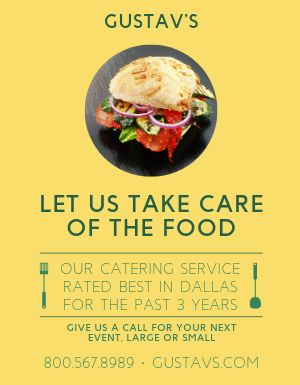Catering Food Flyer